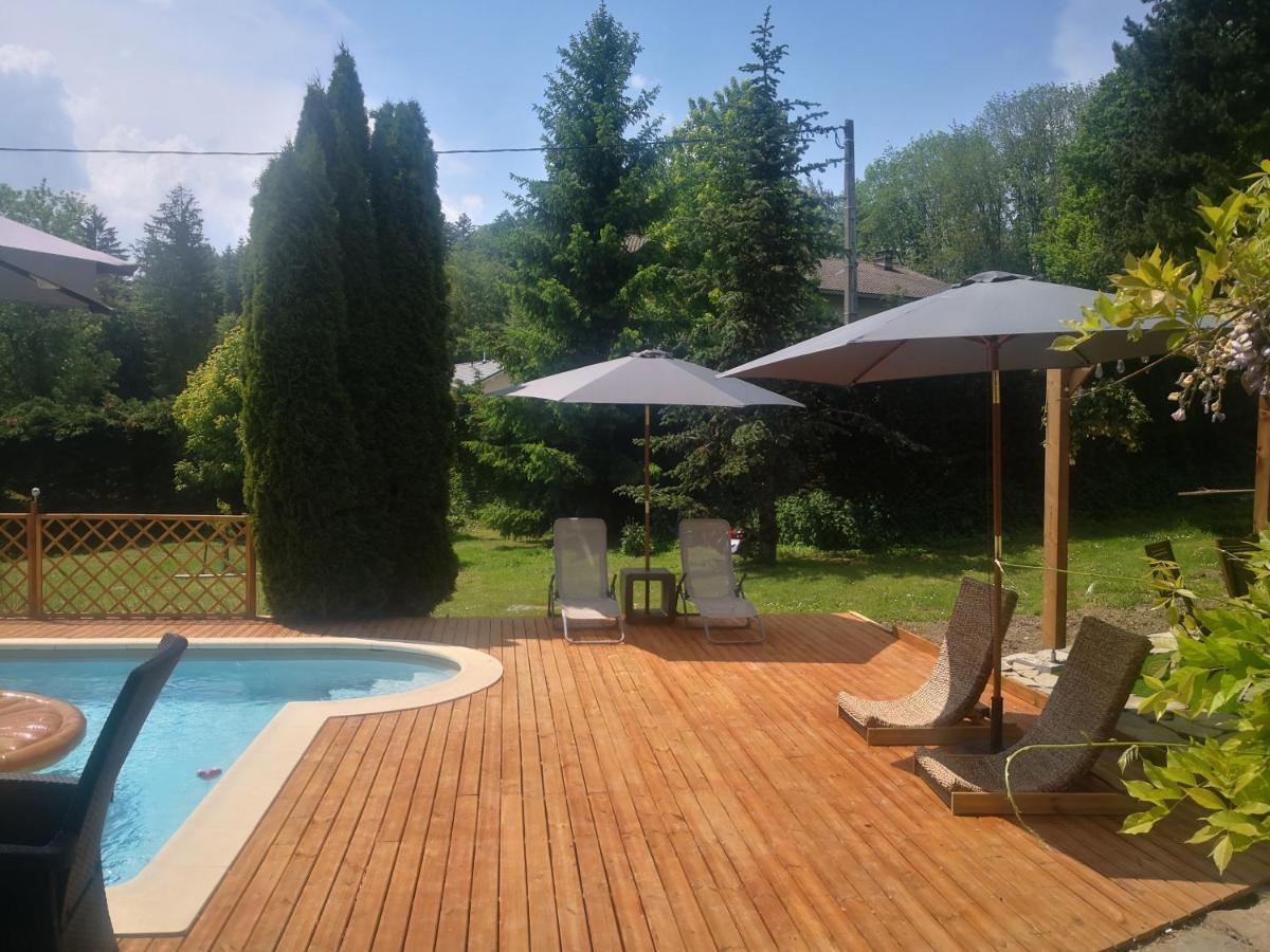 L'Oree Des Bornes-Appartement Avec Piscine Evires Exterior photo